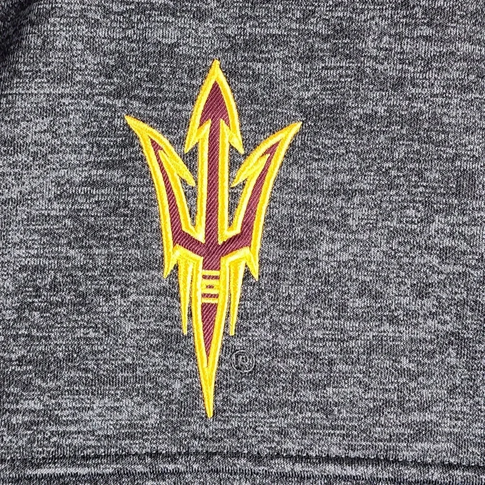 Arizona State Sun Devils Colosseum Jacket Mens L Grey Full Zip Athletic Gorpcore